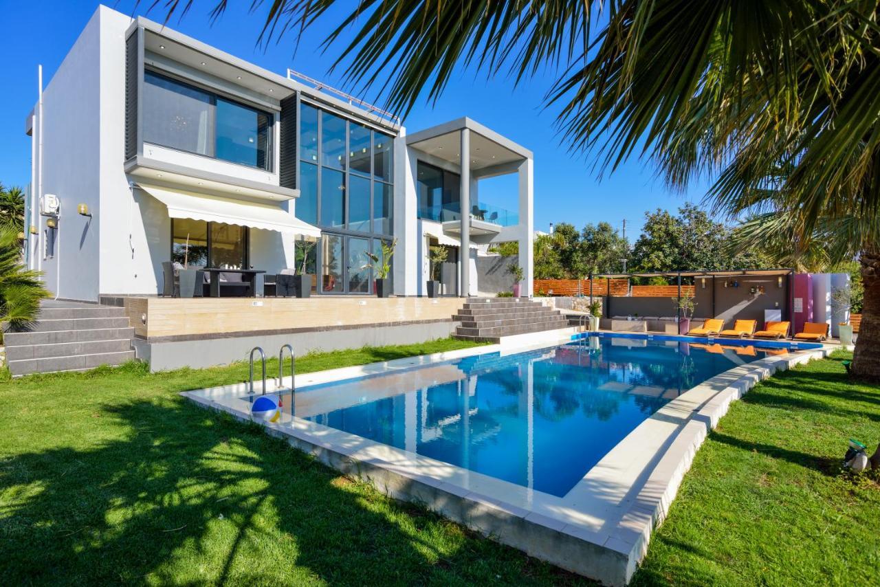 Adorno Luxury Villas Chorafakia Bagian luar foto